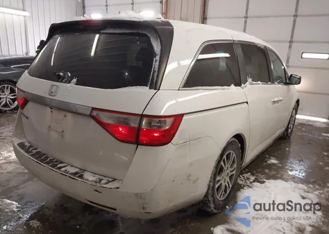 2011 Honda Odyssey Ex-L из США, поврежденный, VIN 5FNRL5H64BB037464